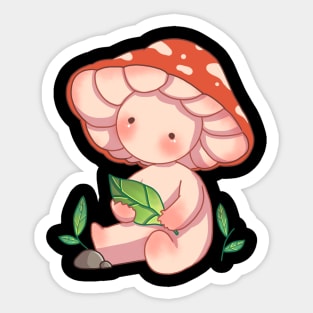 Mushroom man Sticker
